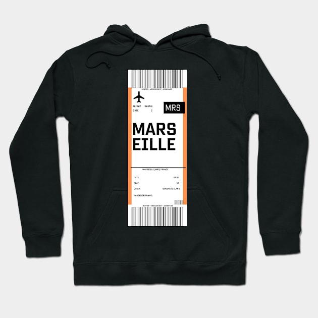 Boarding pass for Marseille Hoodie by ghjura